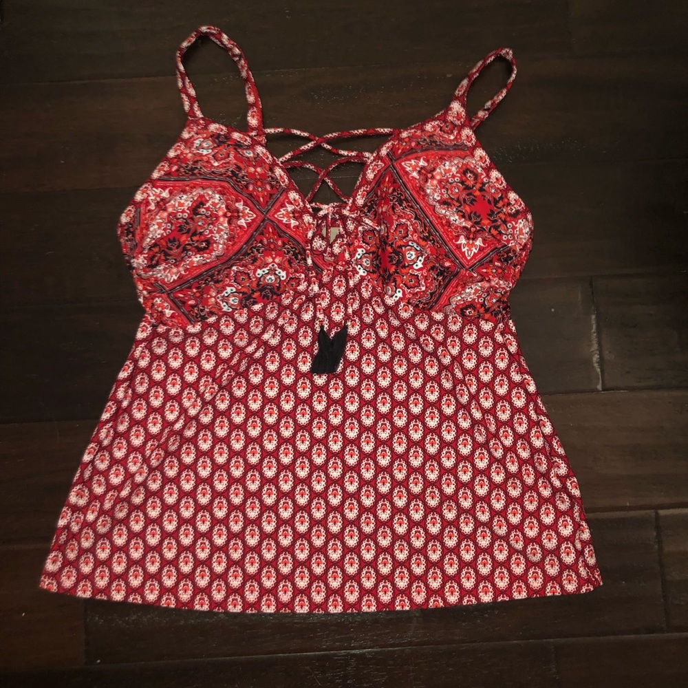 Lane Bryant Cacique Swim Tankini Top